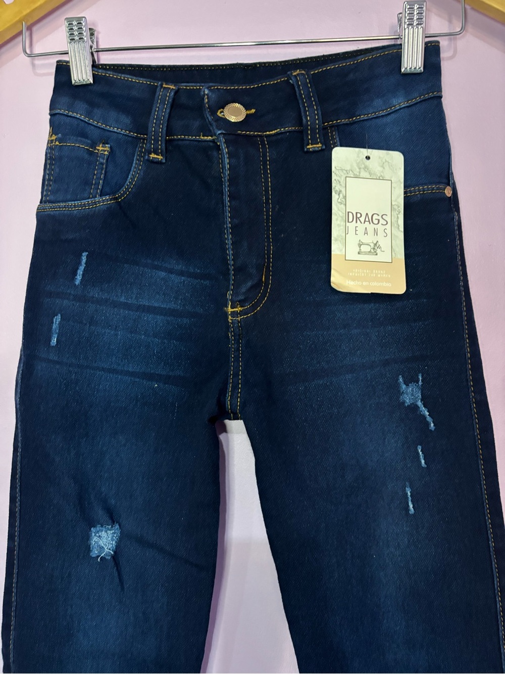 Colombian jeans with effect push up